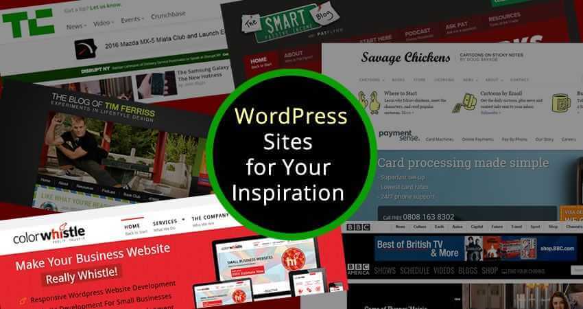 Top Examples of WordPress Sites for Your Inspiration