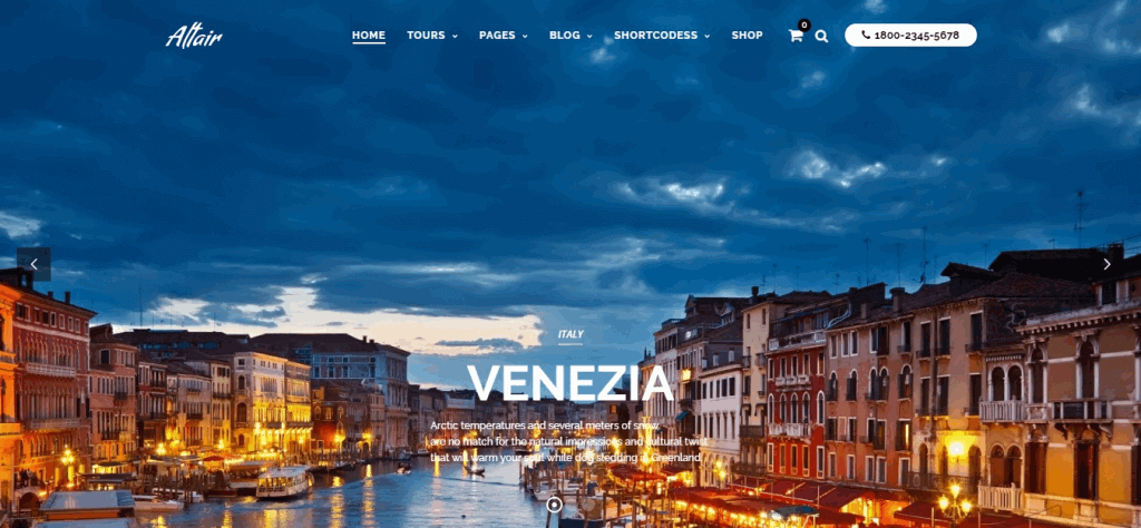 WordPress Travel Themes for Agencies, Blogs and Portals (Altair) - ColorWhistle