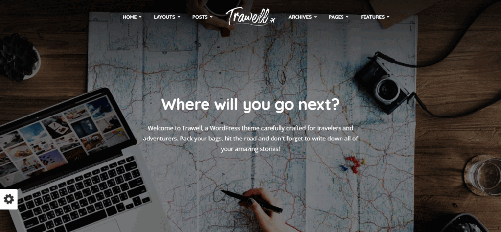 WordPress Travel Themes for Agencies, Blogs and Portals (Trawell) - ColorWhistle