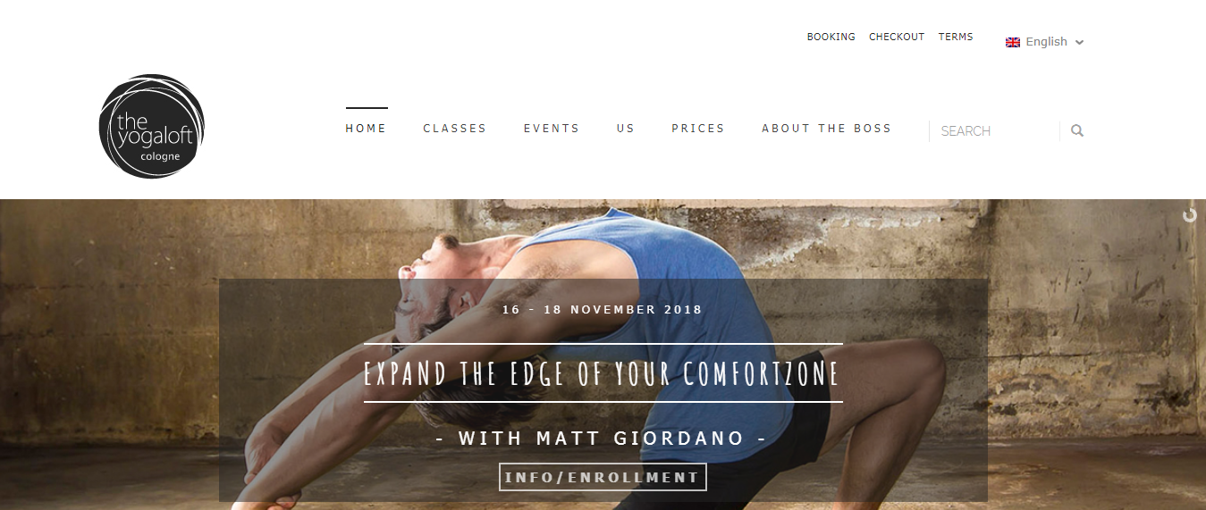 yoga website inspirations 1