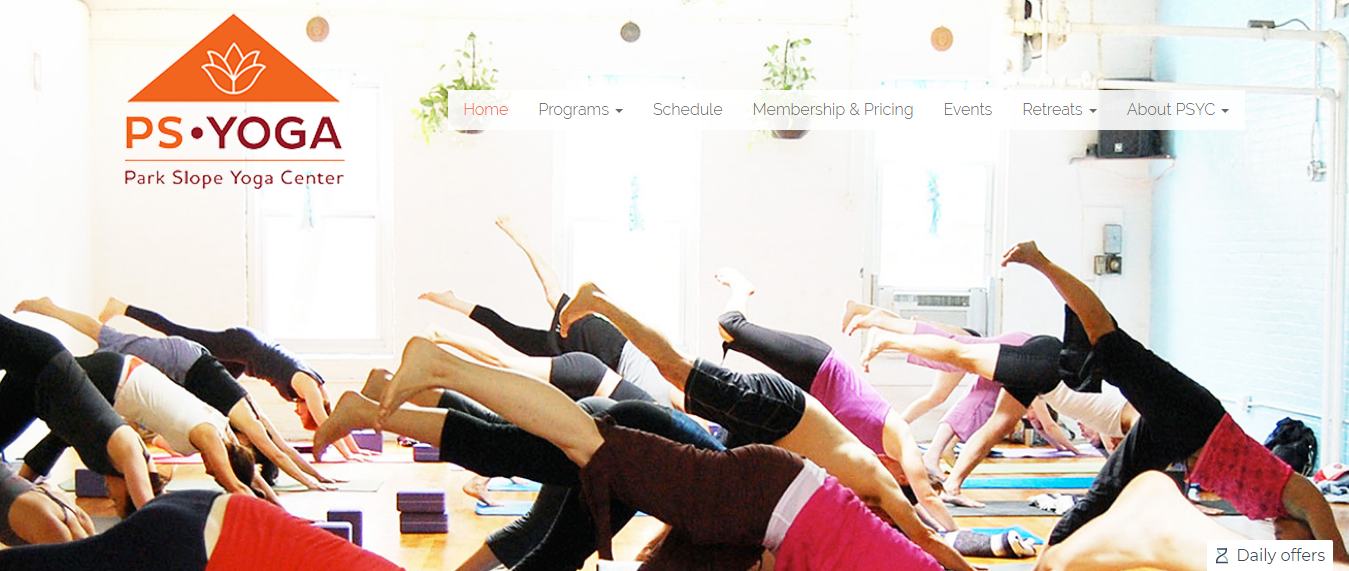 yoga website inspirations 11