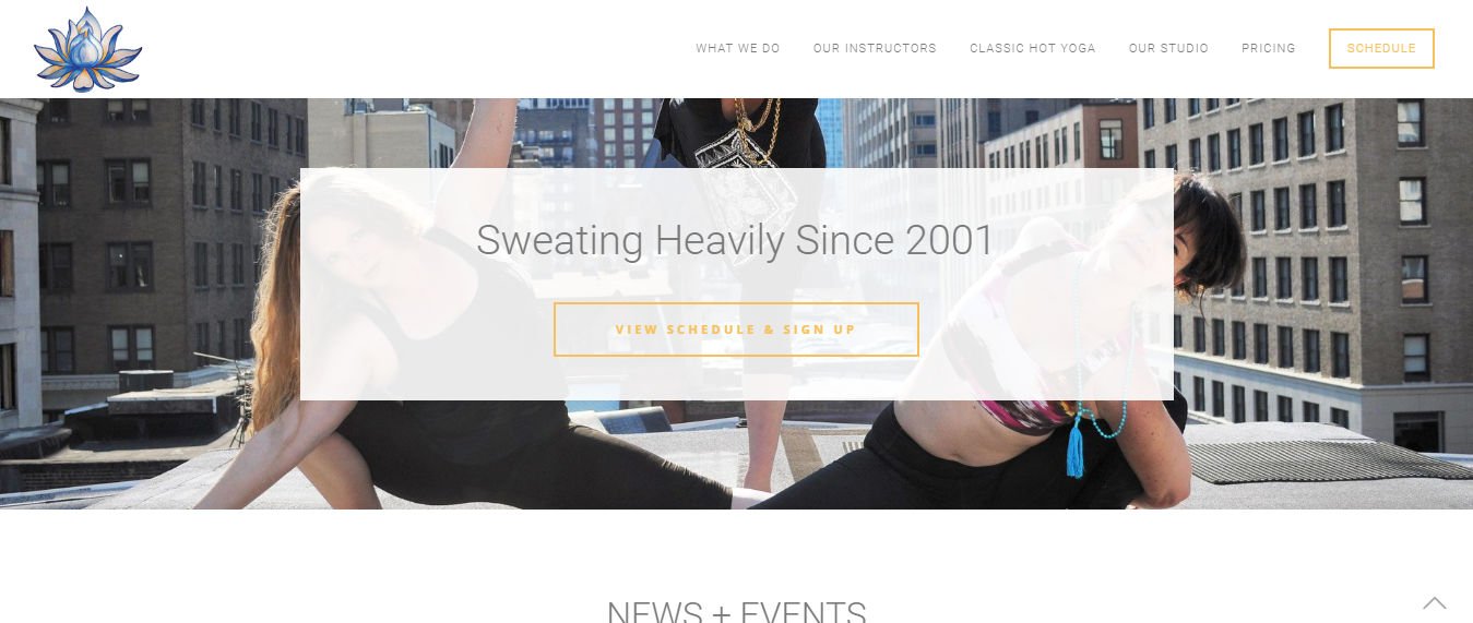 yoga website inspirations 12