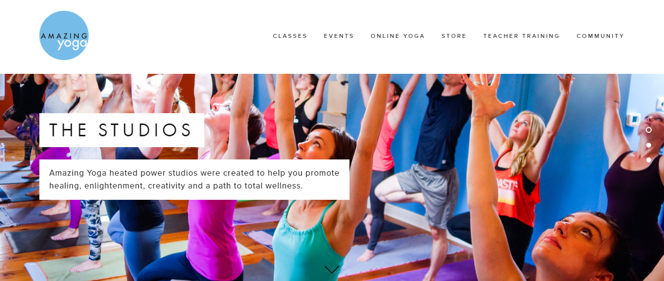 yoga website inspirations 6