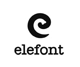 modern logo design - elefont