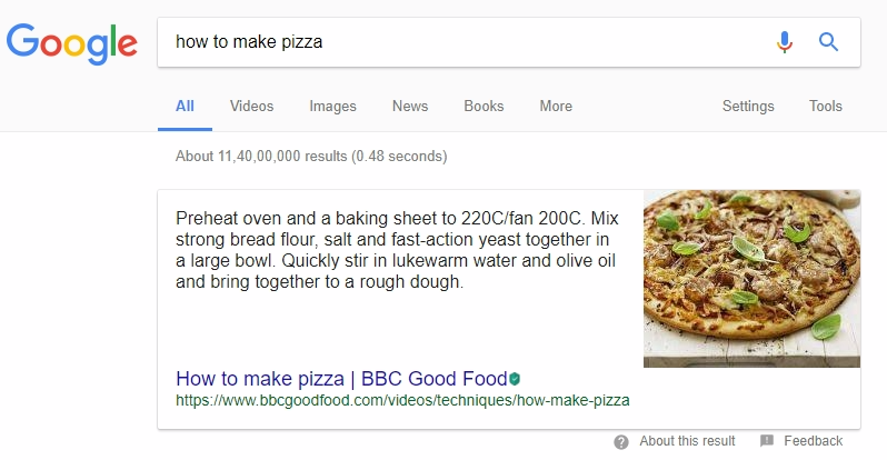 How-to-make-Pizza-Featured-Snippet-Example