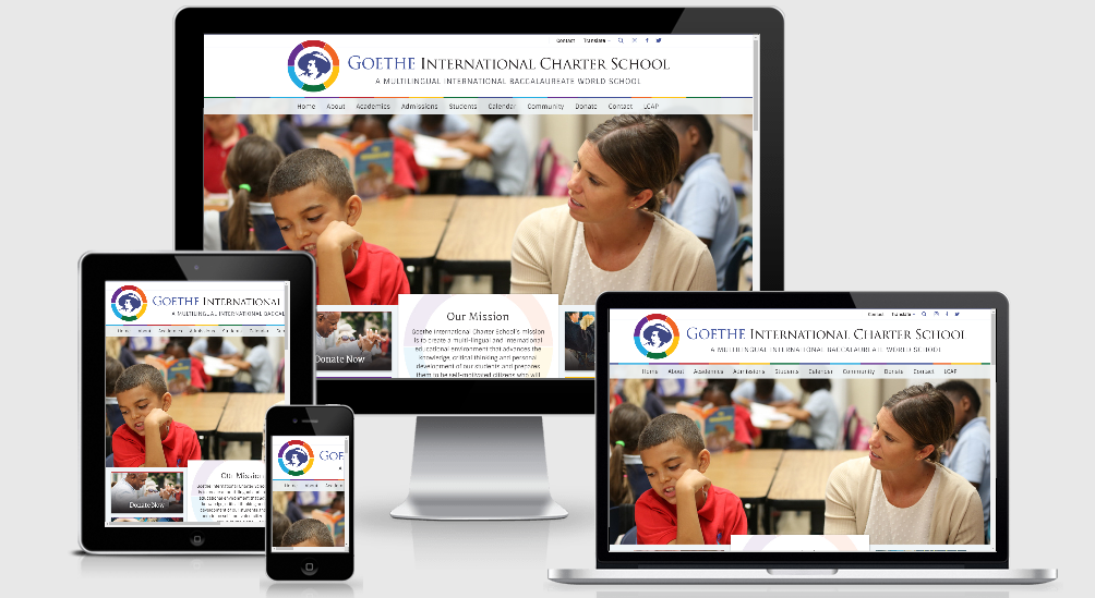 Mobile Responsive for charter school Website