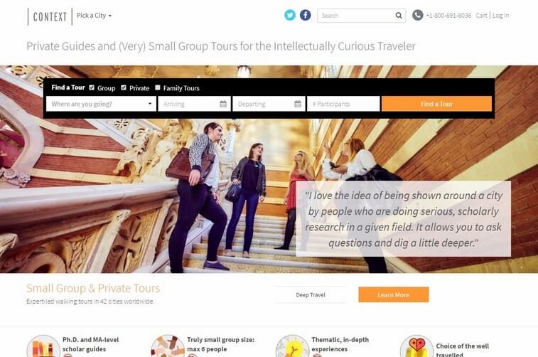 Contexttravel-top-travel-company-website