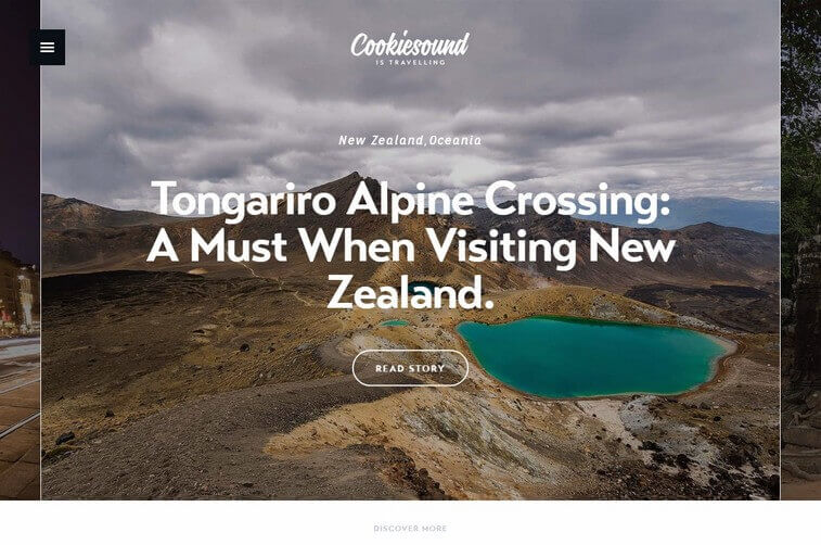 Travel website design and Tourism Planning Website Design Inspirations (Cookie) - ColorWhistle