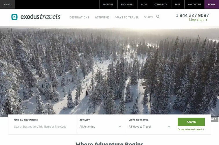 Exodustravels-top-travel-agency-website
