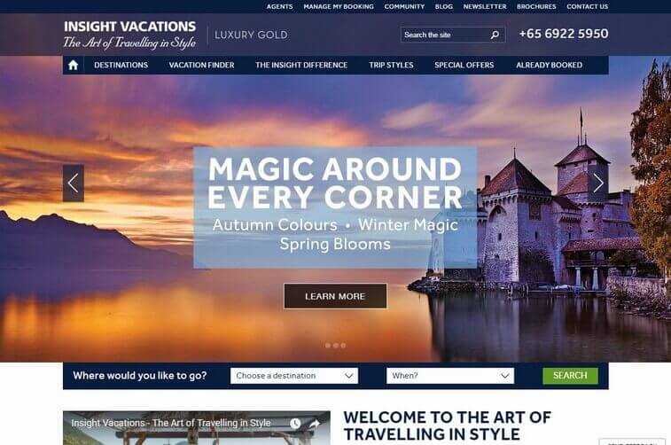 Travel website design and Tourism Booking Website Design Ideas (IV) - ColorWhistle