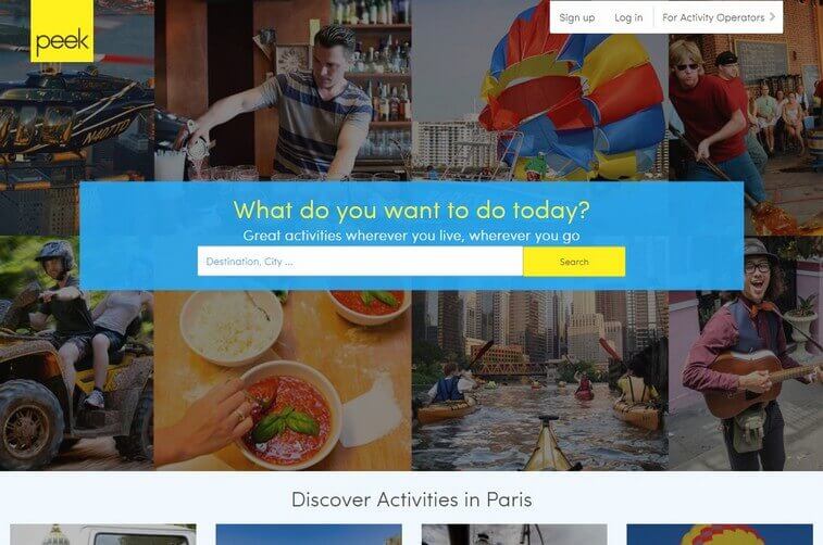 Travel website design and Tourism Website Design Ideas (Peek) - ColorWhistle