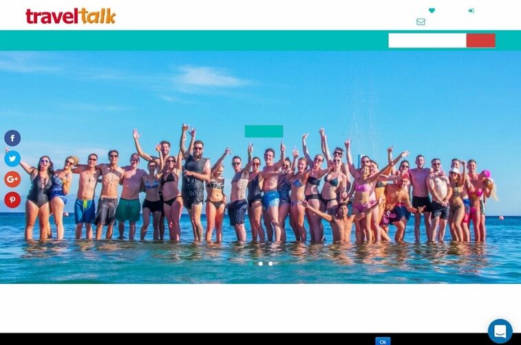 Travel website design and Tourism Website Design Ideas (Travel Talk) - ColorWhistle