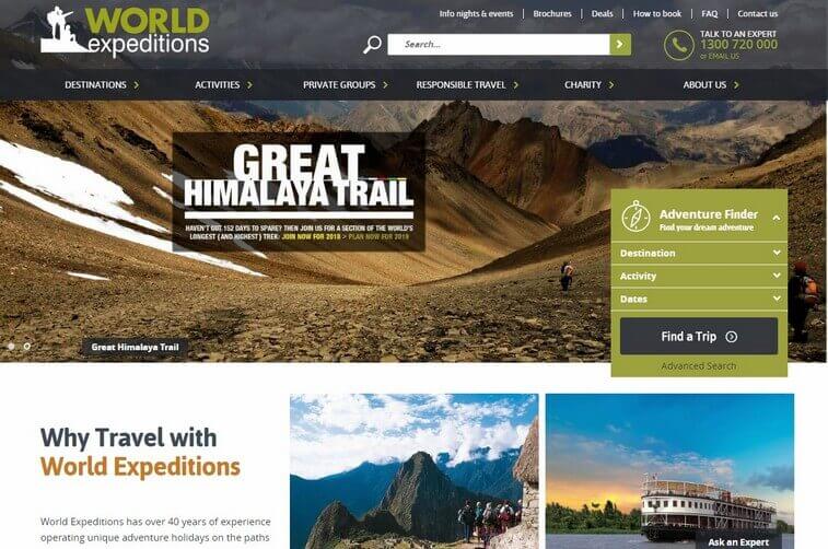 Travel website design  and Tourism Planning Website Development Ideas - ColorWhistle