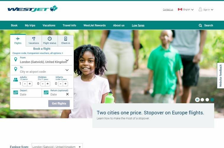 westjet-top-travel-website