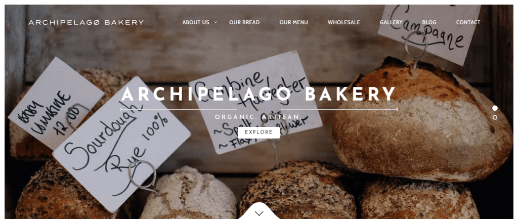 Archipelago-bakery-website-design
