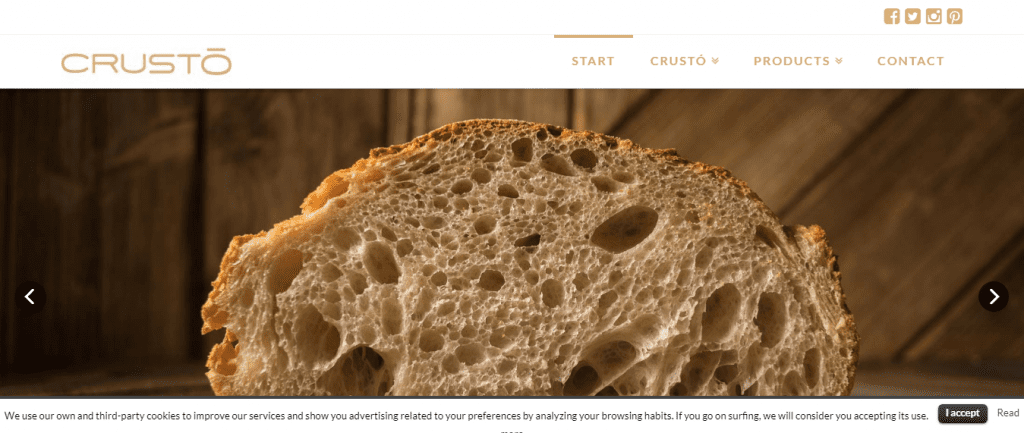 Crusto-bakery-website-design