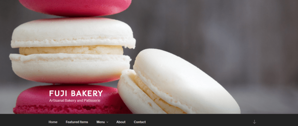 Fuji -bakery-website-ideas