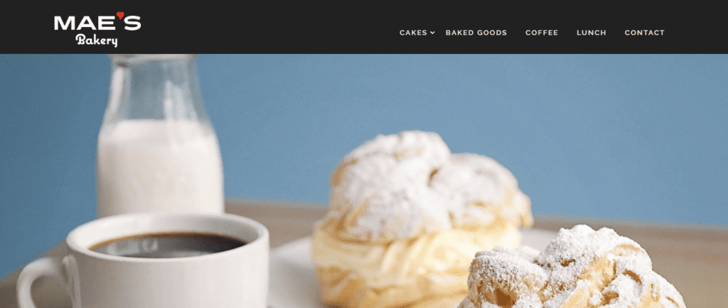 Mae’s -bakery-website-design
