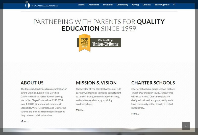 classicalacademy-charter-school-websites