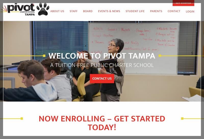 pivottampa-charter-school-websites
