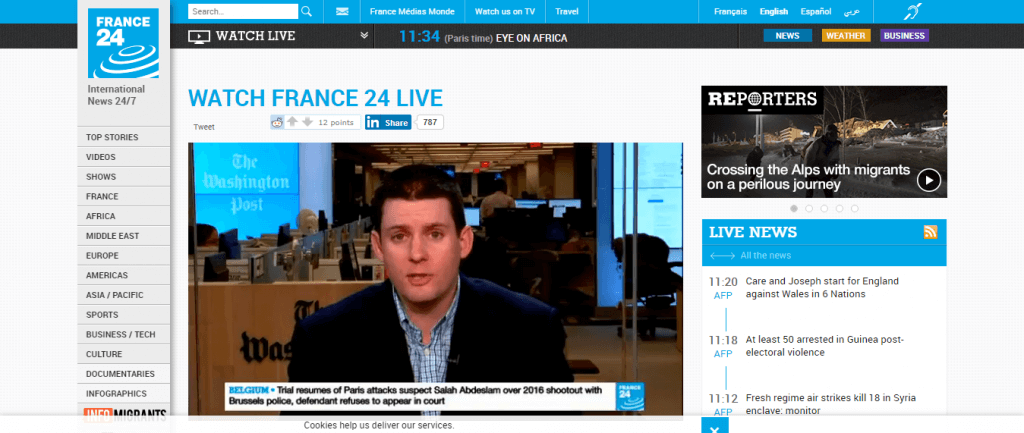 How To Embed Live Video On Your Website? (France24) - ColorWhistle