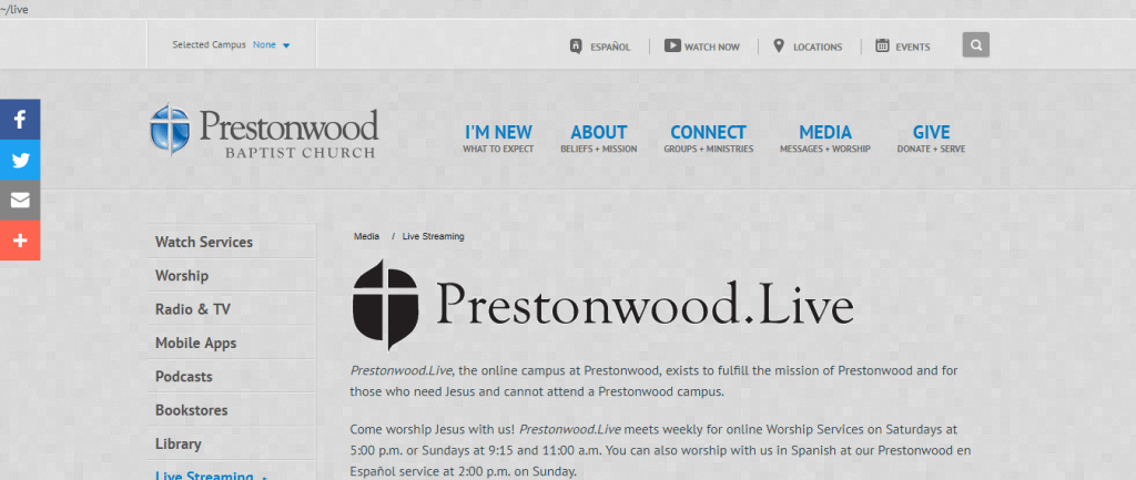 How To Embed Live Video On Your Website?  (PrestonWood) - ColorWhistle