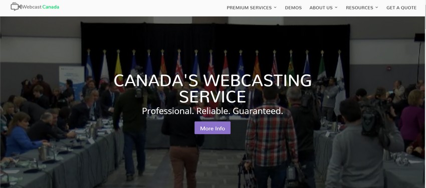 webcastcanada.ca - website live streaming services company in canada