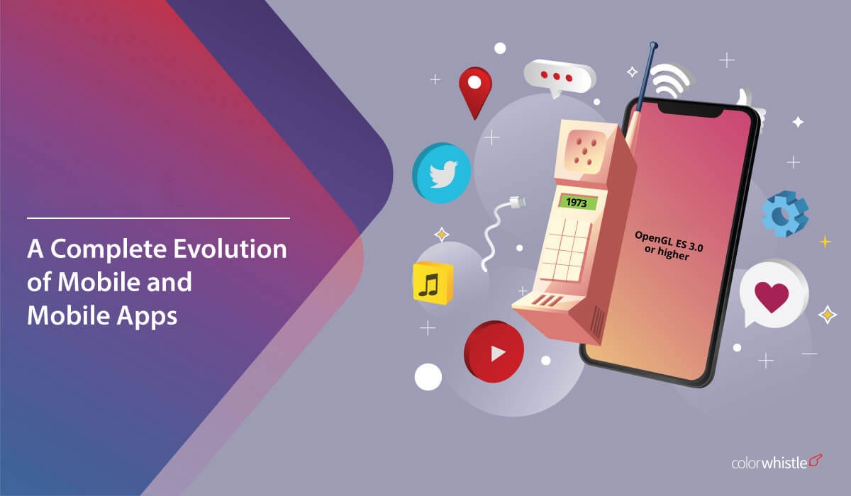 Complete Evolution of Mobile and Mobile Apps - ColorWhistle