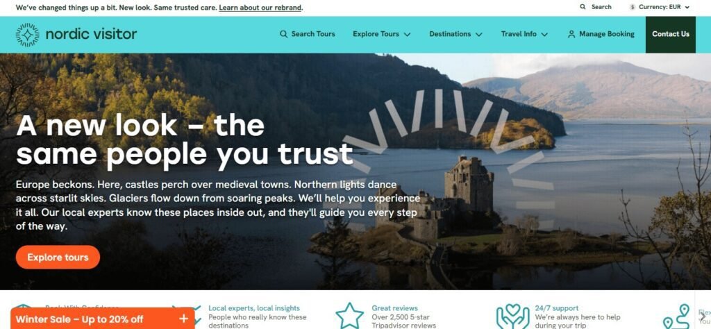 Best Tour Operators & Travel Companies in Europe (Nordic Visitor) - ColorWhistle