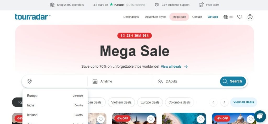 Best Tour Operators & Travel Companies in Europe(Tour Radar) - ColorWhistle