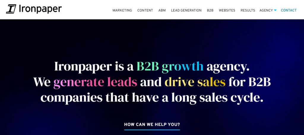 Digital Marketing Companies in USA (Ironpaper) - ColorWhistle