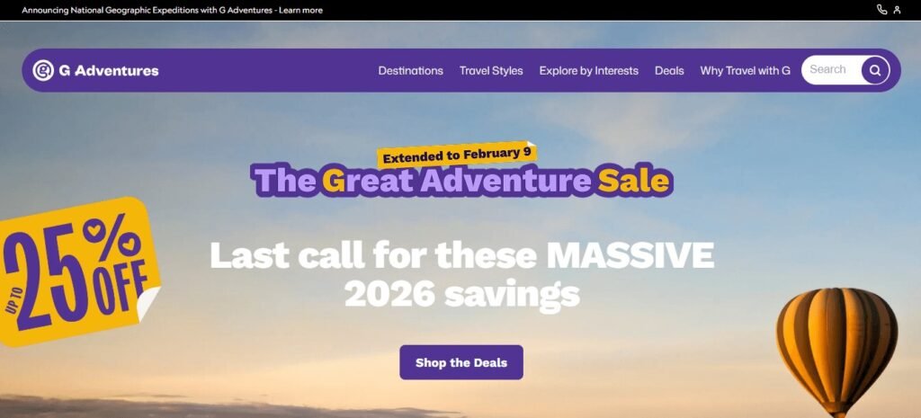 Top Travel Agencies in USA (G-Adventures) - ColorWhistle