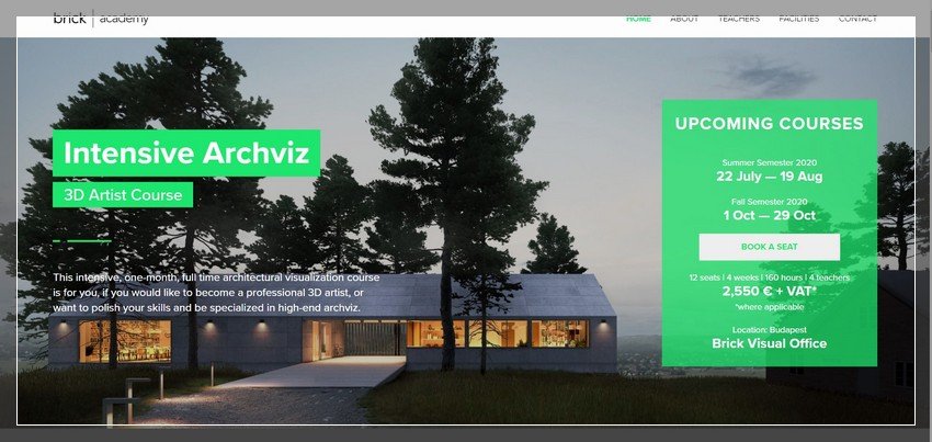 brickvisual.com-online 3d visualization training website design