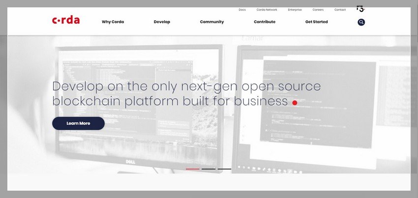 corda.net - online Block chain training website design ideas and inspirations