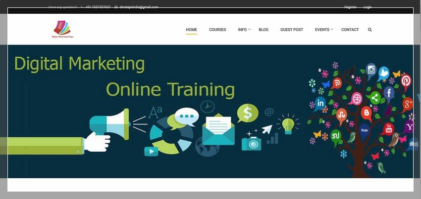 digitalmarketingsteps.com - online digital marketing training website design ideas and inspirations