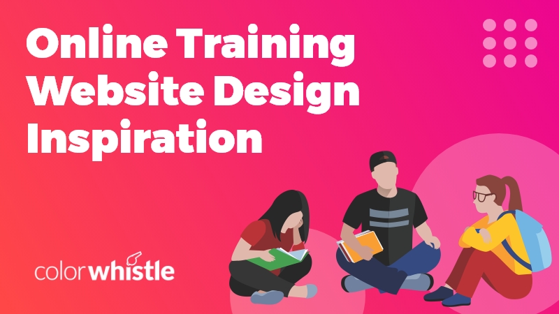 online training website design ideas and inspirations