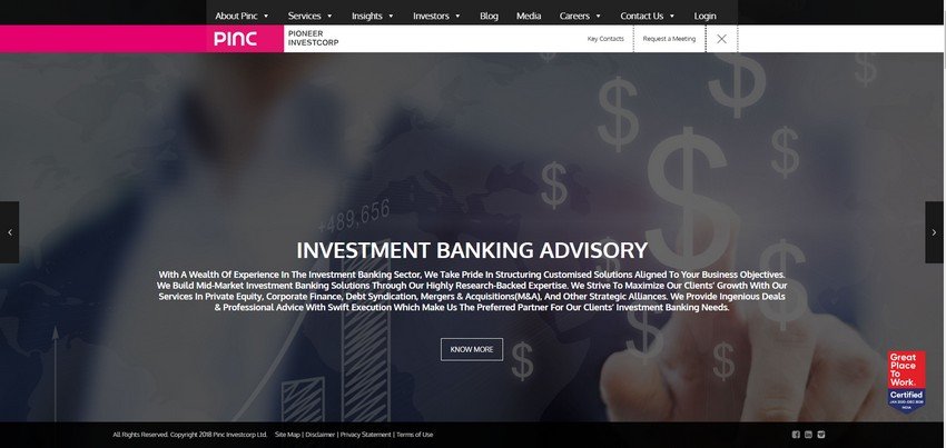 Financial Advisor Website Design Ideas (Pinc) - ColorWhistle