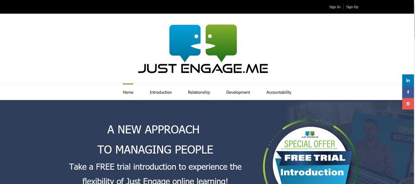 justengage.me - online business management training website design ideas and inspirations