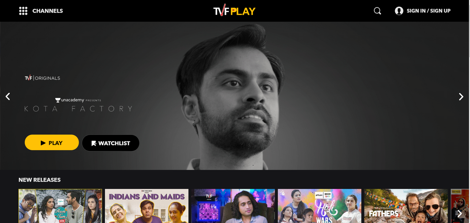 tvfplay.com - best OTT platforms ideas, trends and inspirations in India