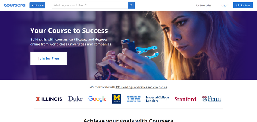 coursera Top 6 Educational Online Learning Platforms in the World