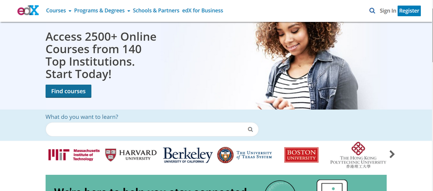 edx Top 6 Educational Online Learning Platforms in the World