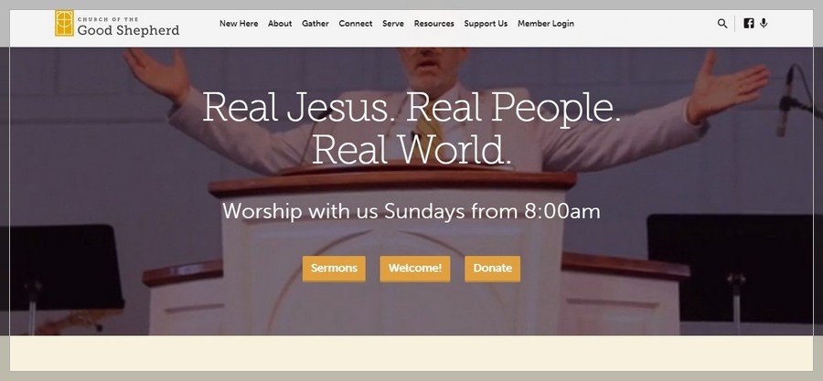 Church of the Good Shepherd’s Membership Website Inspiration