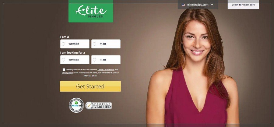 EliteSingles Membership Website Inspiration