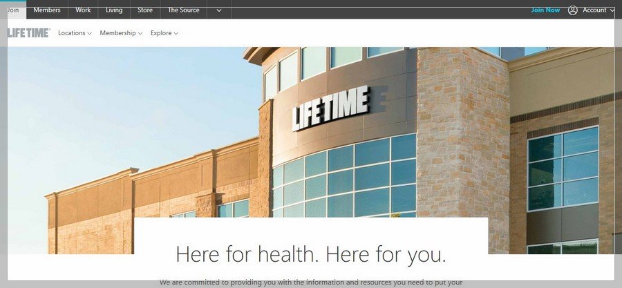 Life Time Membership Website Inspiration