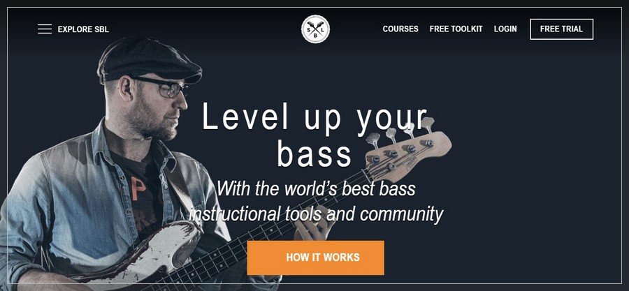 Scott’s Bass Lessons Membership Website Inspiration