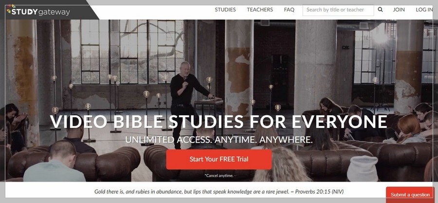 Study Gateway Membership Website Inspiration