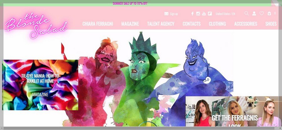 The Blonde Salad Membership Website Inspiration