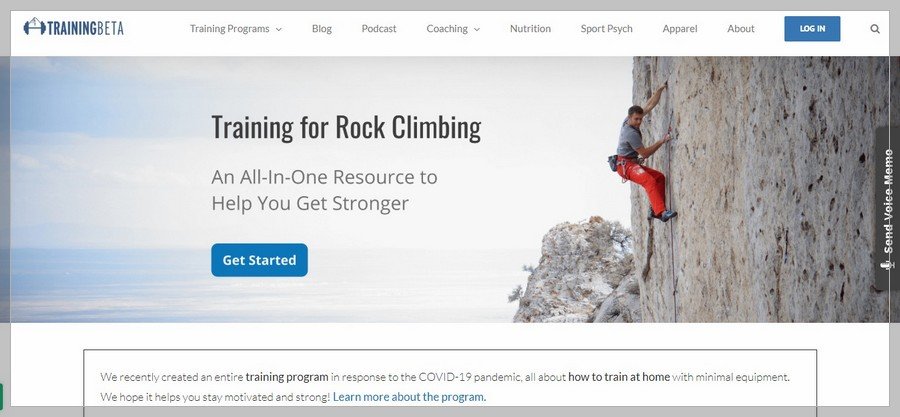 TrainingBeta Membership Website Inspiration