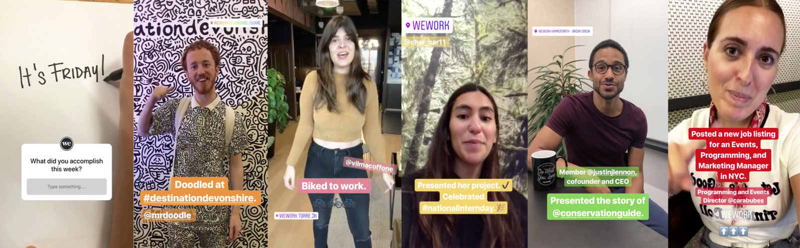 We-Work-instagram-story - instagram-feed-creative - Importance of Graphic Design in Digital Marketing