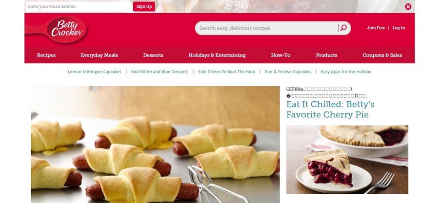 Betty Crockers - Small Business Website Design Ideas 1